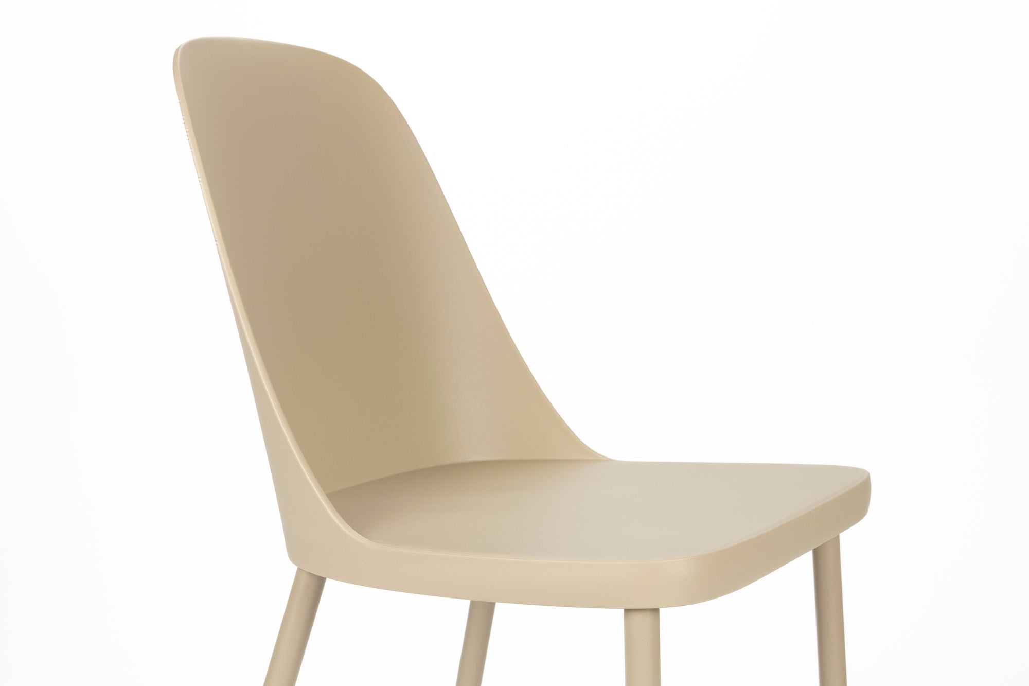 Set of 2 Pip All Beige Dining Chairs